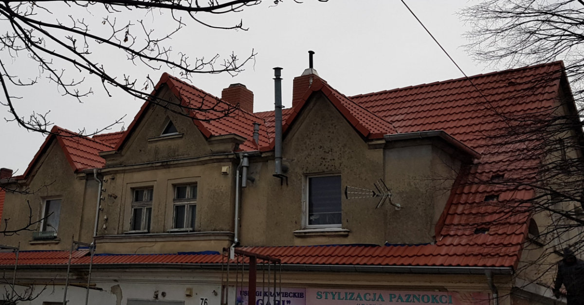 Wymiana pokrycia dachowego - Wolności 76